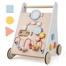 Wooden Baby Push Walker with Activity Toys, view 2