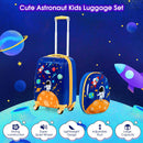 Navy astronaut luggage and backpack set, view 3