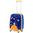 Navy astronaut luggage and backpack set, view 7