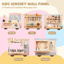 Vanity, tool, snack, kitchen and doctor themes in the five-panel set
