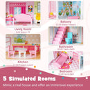 Living room, bedroom, kitchen, bathroom and balcony play areas