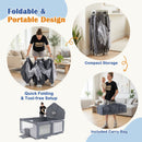 Foldable Baby Playpen with Basketball Hoop and Goal, view 11