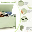 Crocodile Kids Toy Chest with Supported Lift-Up Lid – Green product view 4