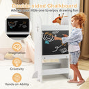 Crown Learning Tower with Double-Sided Chalkboard – double-sided drawing board