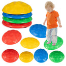 Eight-Piece Turtle Stepping Stones Set – eight turtle-shell stones and stacked set