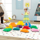 Eleven-Piece Heart Stepping Stones Set – supervised stepping play