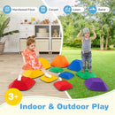 Eleven-Piece Square Stepping Stones Set – indoor and outdoor use for ages three and over