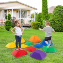 Eleven-Piece Square Stepping Stones Set – outdoor stepping route