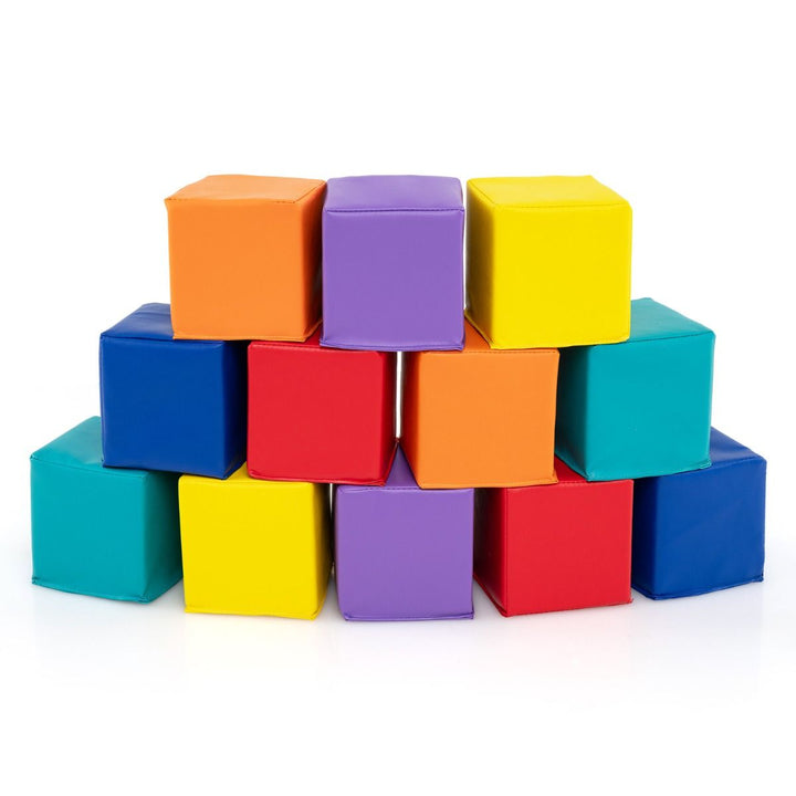 Complete twelve-cube Multicolour set on white - Multicolour option (FH10107CL)