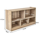 Five-Cubby Kids Bookcase and Toy Storage – Natural product view 4