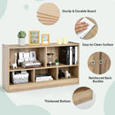 Five-Cubby Kids Bookcase and Toy Storage – Natural product view 5