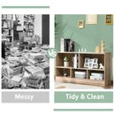 Five-Cubby Kids Bookcase and Toy Storage – Natural product view 9