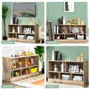 Five-Cubby Kids Bookcase and Toy Storage – Natural product view 11