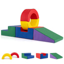 Five-Piece Foam Climbing Set with Split Ring and Ramp – five-piece set with divided ring