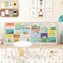 Five-Tier Kids Book Display Rack – White – Display rack in a reading room