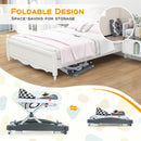 Grey walker folding and storage details