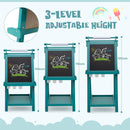 Three adjustable easel heights