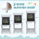 Three adjustable easel heights
