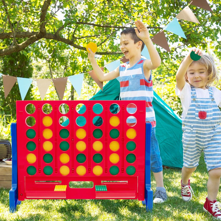 Four-in-a-Row Game with Carry Bag – Red view 1