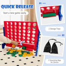 Four-in-a-Row Game with Carry Bag – Red view 9