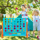 Four-in-a-Row Game with Carry Bag – Light Blue view 1