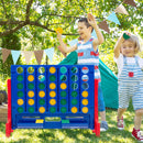 Four-in-a-Row Game with Carry Bag – Blue view 1