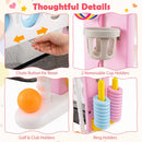 Four-in-One Pink Yard Game with Catch Net – release slider and accessory holders