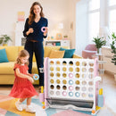 Four-in-One Pink Yard Game with Catch Net – supervised child play