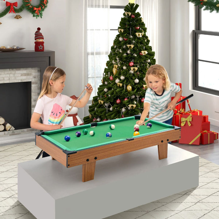 Four-in-One Tabletop Game Set – Brown product view 1