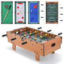 Four-in-One Tabletop Game Set – Brown product view 3