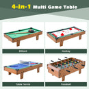 Four-in-One Tabletop Game Set – Brown product view 6