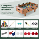 Four-in-One Tabletop Game Set – Brown product view 8