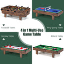 Four-in-One Tabletop Game Set – Natural product view 7