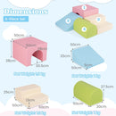 Four-Piece Foam Climbing Set with Tunnel, Step and Ramp – pink block dimensions and component weights