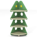 Green Tree-Shaped Four-Tier Corner Bookshelf – Green product view 3