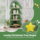 Green Tree-Shaped Four-Tier Corner Bookshelf – Green product view 10