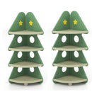 Green Tree-Shaped Four-Tier Corner Bookshelf – Green product view 3