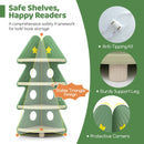 Green Tree-Shaped Four-Tier Corner Bookshelf – Green product view 8