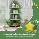 Green Tree-Shaped Four-Tier Corner Bookshelf – Green product view 10