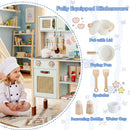 Green Wooden Play Kitchen with Rear Chalkboard, Green, view 8