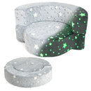 Grey Star Convertible Foam Chair and Round Cushion – grey star chair and round cushion