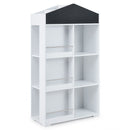 House Bookshelf with Chalkboard and Storage Compartments – empty house bookshelf