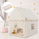 Kids playhouse with mat in brown - included mat showcase