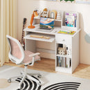 White kids study desk, view 1; accessories not included