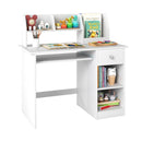 White kids study desk, view 3; accessories not included