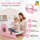 Pink activity table with supplier age guidance of one year and over