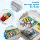 HY10309 two side storage bins, pen slot, under-top compartment and lower book rack