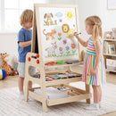 Wooden Art Easel and Marble Run, view 1