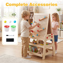 Wooden Art Easel and Marble Run, view 6