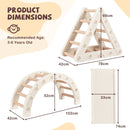 Triangle, arch and ramp dimensions